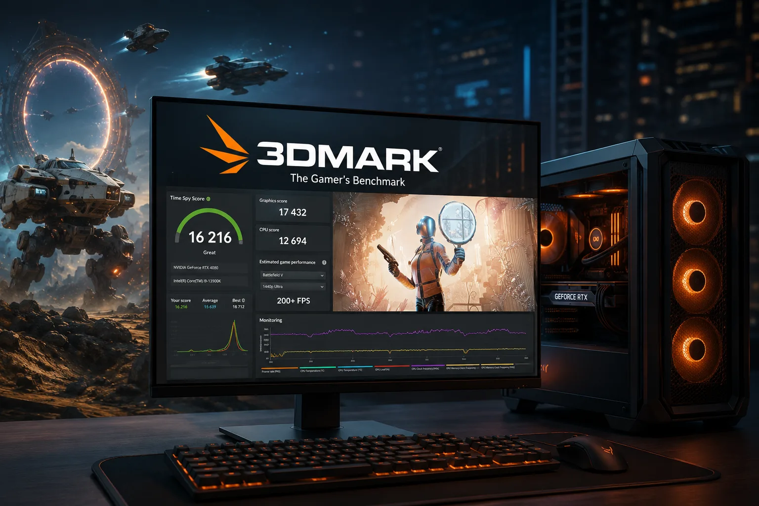 3DMark بهترین برنامه تست GPU نرمافزار 3DMark برای تست کارت گرافیک