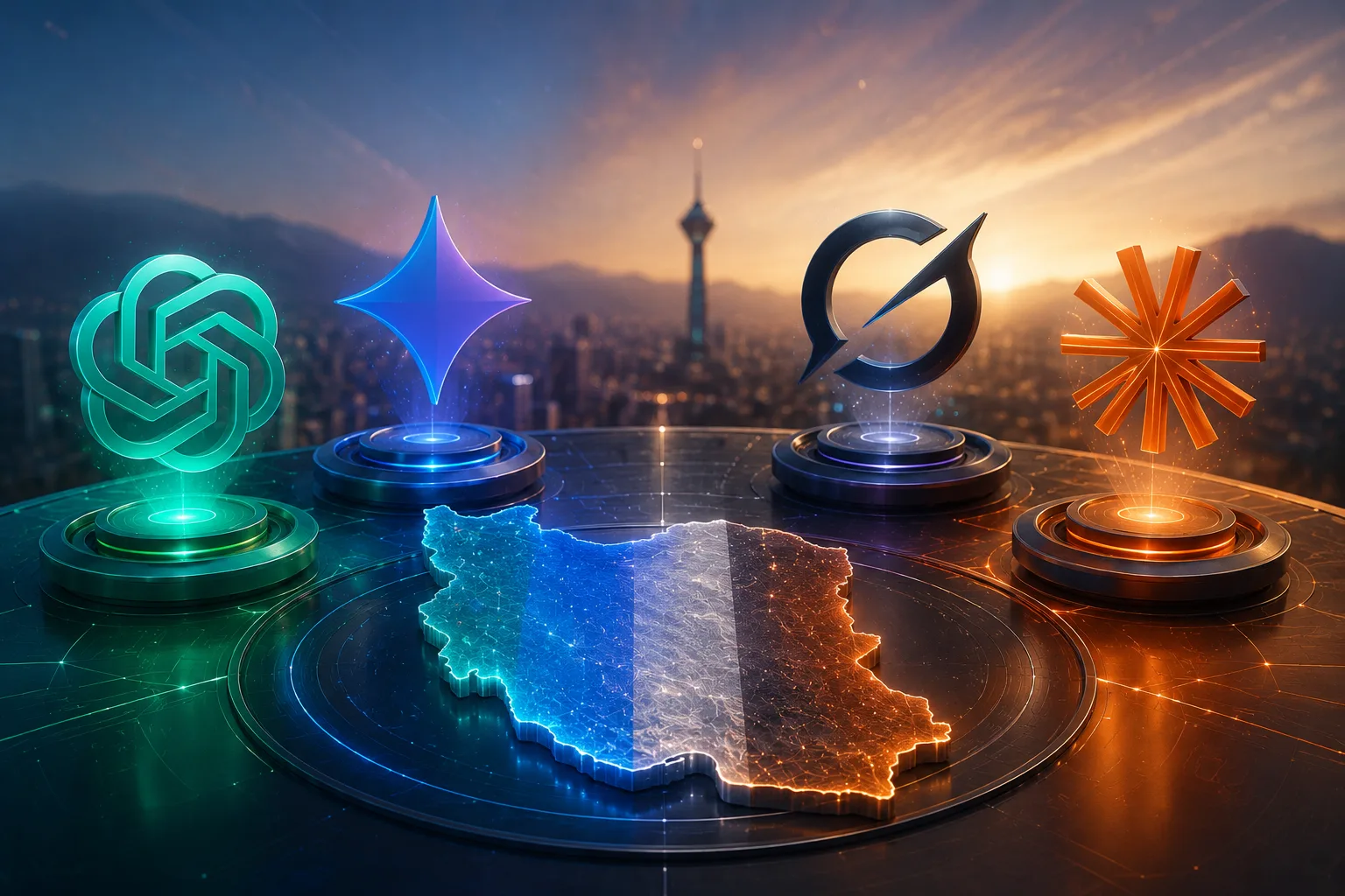 مقایسه ChatGPT، Gemini، Grok و Claude برای کاربران ایرانی