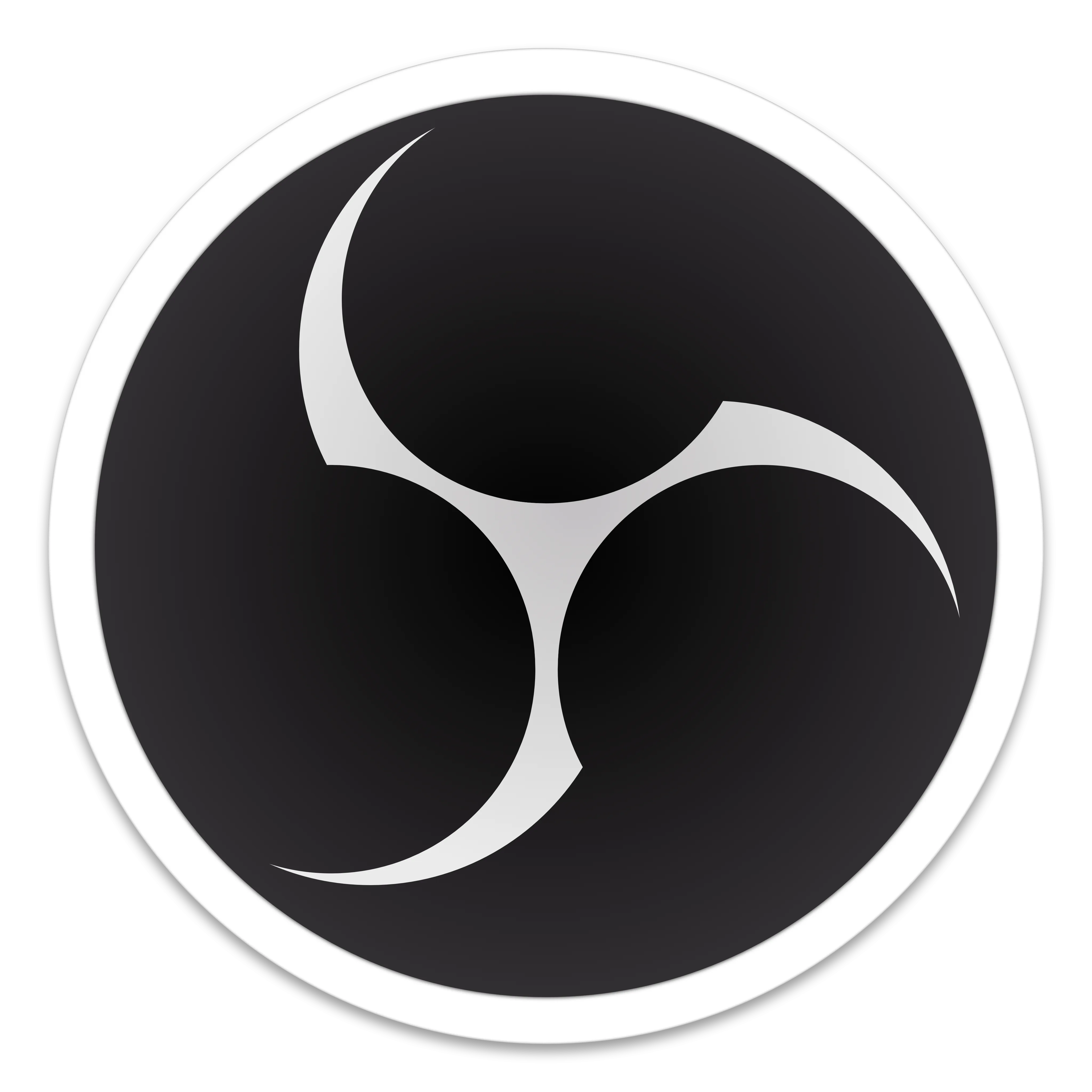 obs-studio-logo-best-game-recording-software لوگوی رسمی نرمافزار OBS Studio بهترین برنامه ضبط بازی