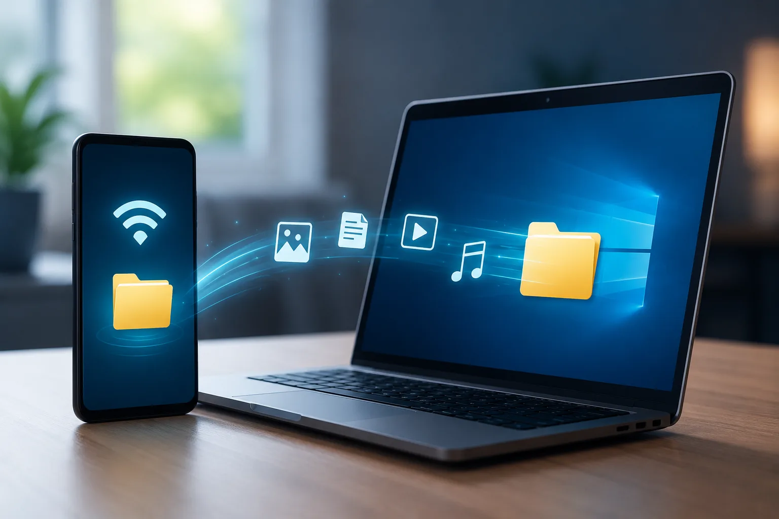 آموزش انتقال فایل از گوشی به کامپیوتر بدون کابل | تمام روش‌های سریع و آسان